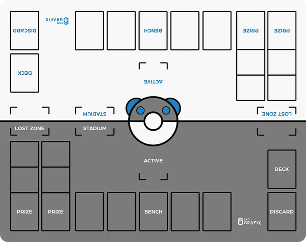 Playmat on desk